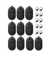 Set van 10 Motorola CLP446E Mini Portofoon met oortje zonder lader