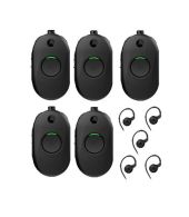 Set van 5 Motorola CLP446E Mini Portofoon met oortje zonder lader