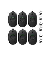 Set van 6 Motorola CLP446E Mini Portofoon met oortje zonder lader