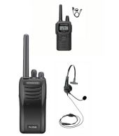 Rijschool Portofoonset Kenwood PKT-300 en Kenwood TK-3501 VOX geactiveerd