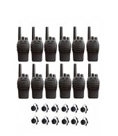 Set van 12 TYT TC-666 UHF 2Watt Portofoons