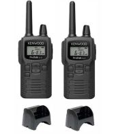 Set van 2 Kenwood PKT-300 IP52 PMR446 mini portofoons 