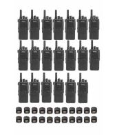 Set van 20 Inrico T522A IP66 4G LTE POC Zello Portofoon K1 2-Pins