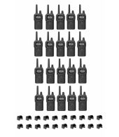 Set van 20 Kenwood PKT-300 IP52 PMR446 mini portofoons 