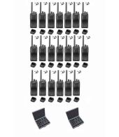 Set van 20 stuks Kenwood TK-3501 PMR446 met beveiliging oortje tafelladers en koffer