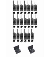 Set van 20 stuks Kenwood TK-3501 PMR446 met tafelladers en koffer