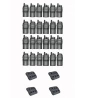 Set van 24 Wouxun KG-833 UHF IP55 5Watt met multilader