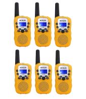 Set van 6 Retevis RT388 walkie talkies geel OP=OP