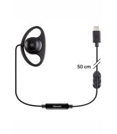 Albrecht Tectalk BIZ D-shape oortje 50 cm USB-C