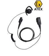 Hytera EHN12-EX ATEX D-shape oortje H4 Multi-pin aanlsuiting