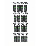 Set van 16 Inrico T330 4G LTE Zello Smart Portofoon IP68 met beveiliging oortje