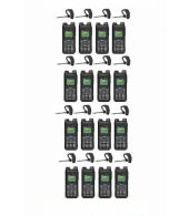 Set van 16 Inrico T330 4G LTE Zello Smart Portofoon IP68 met Bluetooth oortje
