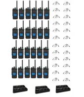 Set van 24 Caltta PH660 UHF DMR GPS, Bluetooth, 3 multiladers en G-shape oortje