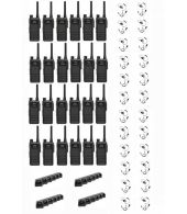 Set van 24 Hytera HP605 UHF DMR IP67 5Watt met multilader en D-shape oortje