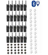 Set van 24 Hytera HP605G DMR UHF IP67 5W GPS, Bluetooth tafellader en beveiligingoortje