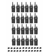Set van 24 Kenwood PKT-300 ProTalk XLS IP52 PMR446 mini portofoons 