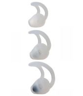 Set van 3 Oorstuk transparant links voor beveiligingsheadset S-M-L