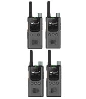 Set van 4 Hytera S1 Pro LF vergunning vrije Digitale UHF PMR446 portofoons