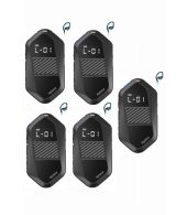 Set van 5 Hytera S1E LF Mini Portofoon vergunning vrij IP67 waterdicht met C-ring oortje
