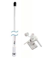 Shakespeare QC-4 marifoon antenne VHF met QCM-N kantelvoet quickconnect 